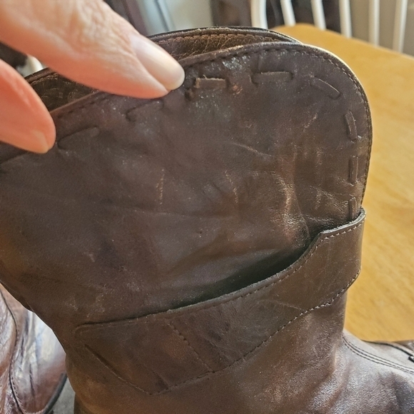 Romika Distressed Brown Leather Boots sz 38 - Picture 10 of 10